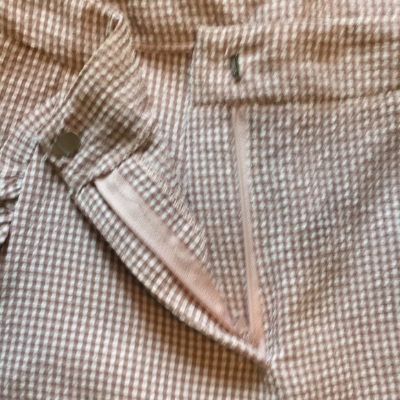 LULUMARI pink/mauve and white checked pants - Picture 7 of 12
